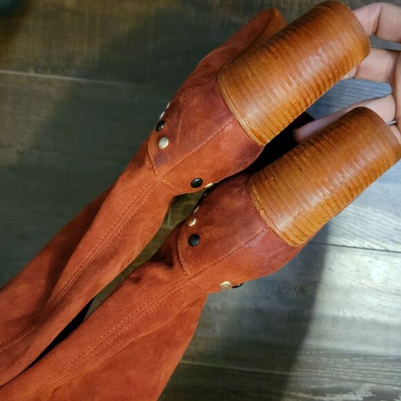 NEW Free People Dakota Boots Womens 9 Suede Slouch Boho Chic Hippie Western - Picture 6 of 10